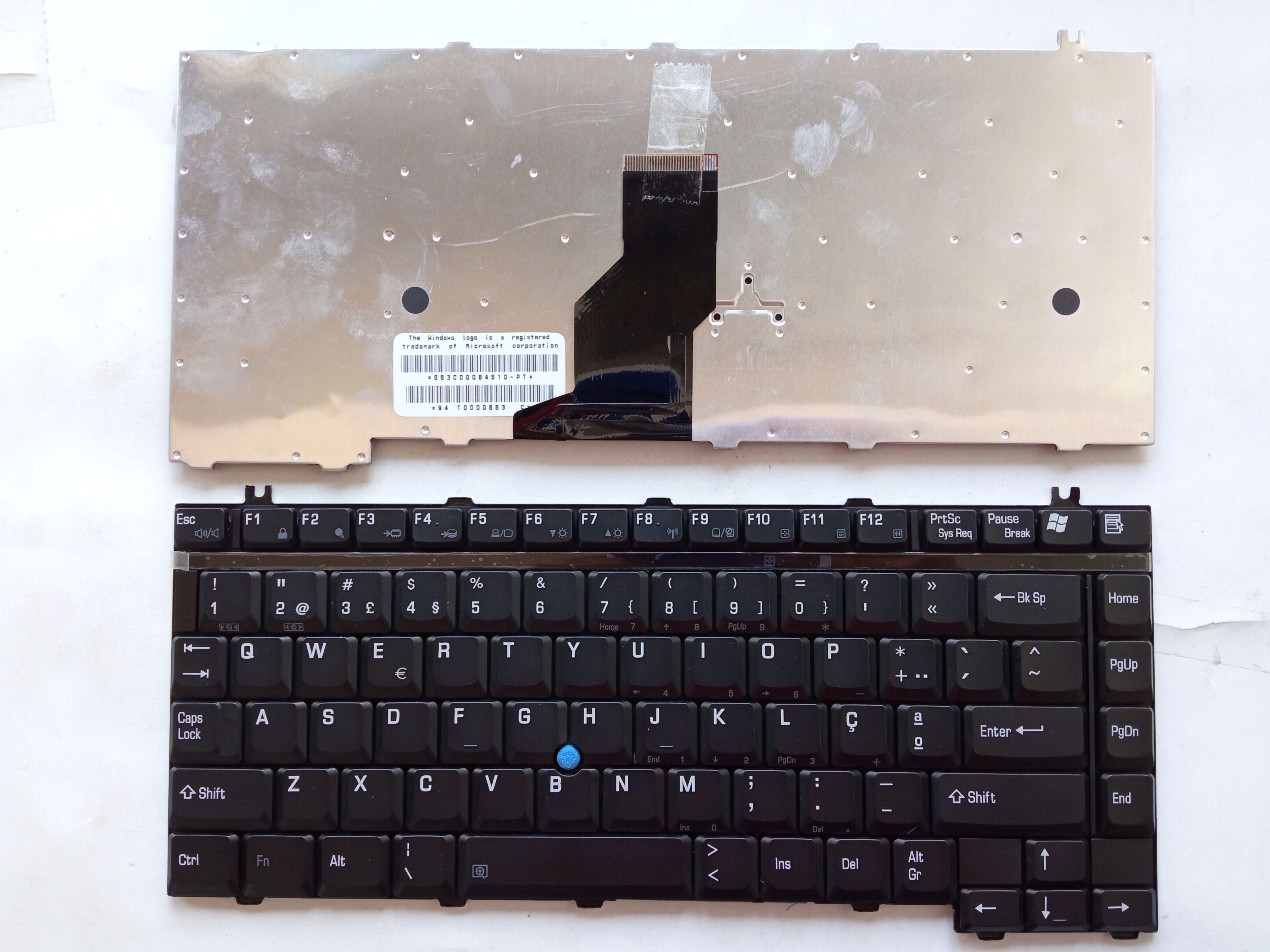 Picture of New Replacement Laptop Keyboard For TOSHIBA A10/M20 small carriage return BLACK With Point PO Layout